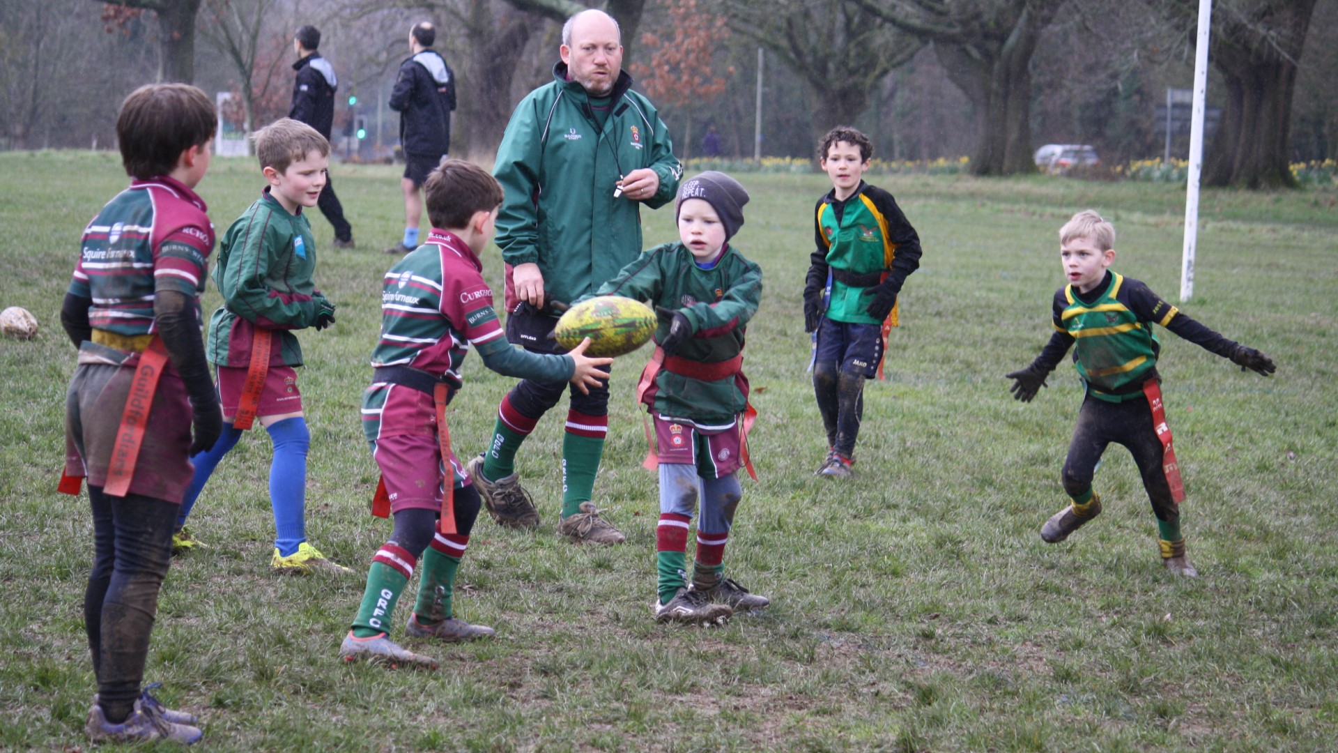 Image of Guildfordians RFC (GRFC) Minis Rugby team located on Stoke Park Guildford - Respect